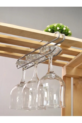 İlwi Mutfak İçin Asılı Bardak Tutucu 430654595 Gri