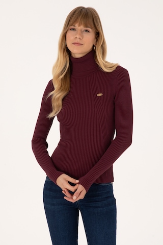 U.s. Polo Assn. Kadın Plum Kazak /triko 50314756-vr177 New Plum