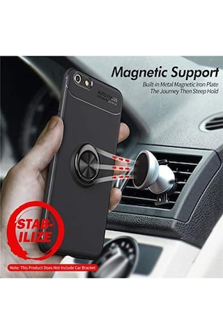 Apple Uyumlu iPhone Se 2020 Yüzüklü Manyetik Ravel Kilif 514365354