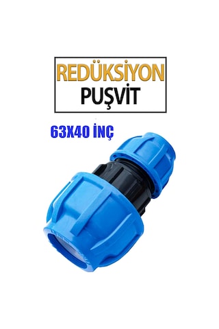 Redüksiyon Puşvit 63x40 - Plastik Gövde, Sızdırmaz Ve Dayanıklı Bağlantı