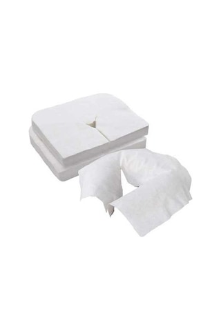 Ganzhoushop Yüz Y-şekli Yastık Tek Kullanımlık Suntek Kılıfı Adet 100 Zz