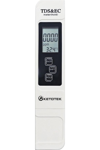 Taşınabilir Dijital Ph Ölçer 0.00-14.0 Ph Test Cihazı Tds Ec Metre Termometre 0-9999us/cm 0-9999ppm Tds Ec Meter