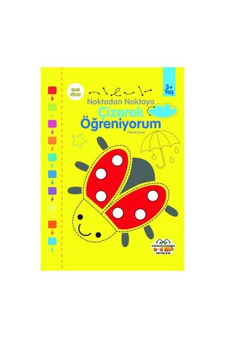 3-6 Yaşa Uygun Noktadan Noktaya Çizerek Öğreniyorum Seti - 4 Kitap