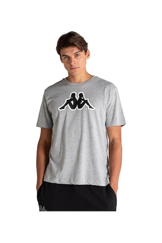 Kappa Logo Zobi Tk Gri Erkek Kısa Kol T-Shirt - 555984412 Gri