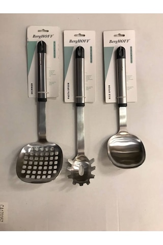 Essentials 3 Parça Mutfak Servis Seti Kaşık Kevgir Makarna K