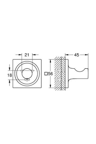 Grohe Allure Bornoz Askısı - 40284dl1 Bakır