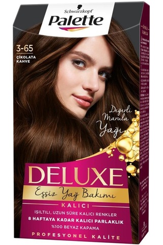 Palette Deluxe 3 - 65 Çikolata Kahve X 2 Adet Saç Boyası