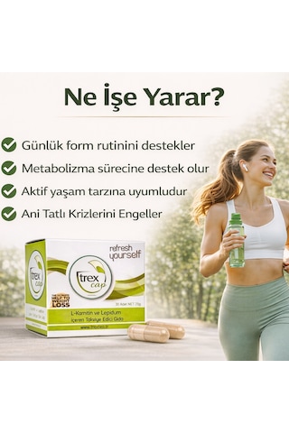 Trex Cap Takviye Edici Gıda 30 Kapsül