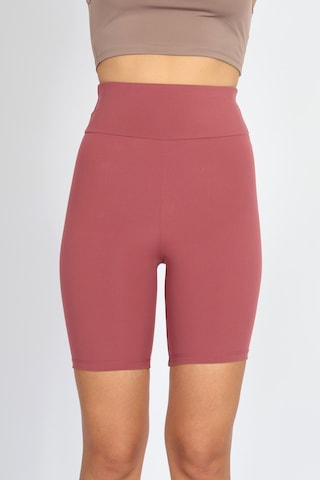 Soft&Basic Kadın Bıker Toparlayıcı Spor Tayt Bakır