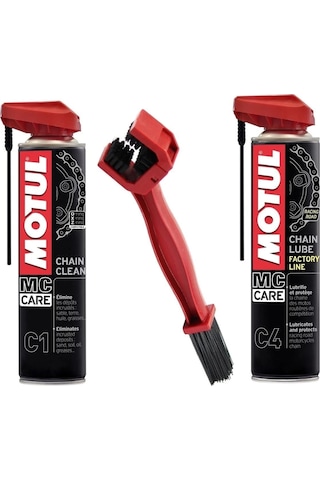 Motul C1 + Motul C4 Fırça Hediyeli Motul C1 + Motul C4 Fırça Hediyeli