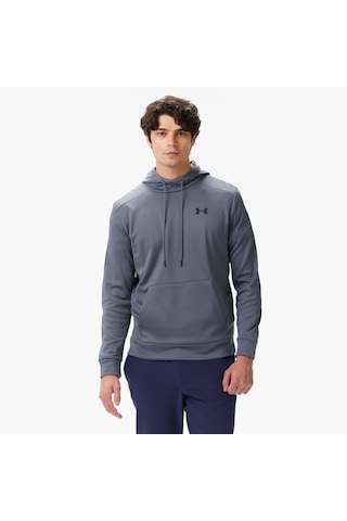 Under Armour Armour Fleece Erkek Gri Sweatshirt 1373353 Gri