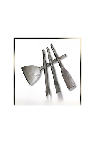 Teltree Motor Bakır Tel Çıkartma Aracı - Elektrikli Çekiçli Geniş Uçlu İnce Oklu 120mm Altıgen Saplı Çelik