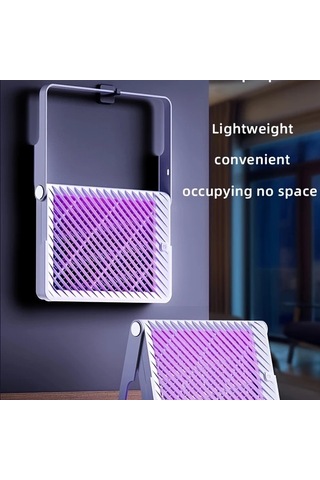 Boatshop1 Beyaz Elektrikli Sivrisinek Öldürücü Taşınabilir Ev Yatak Odası Ve Kamp İçin Sinek Lambası