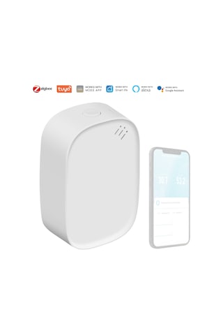 Maiyame Tuya Zigbee Akıllı Ev Isı Ve Nem Sensörü - Uzak Kumanda, Mobil Uygulama Verileri, Gateway İle Bağlantı, Evcil Kullanım