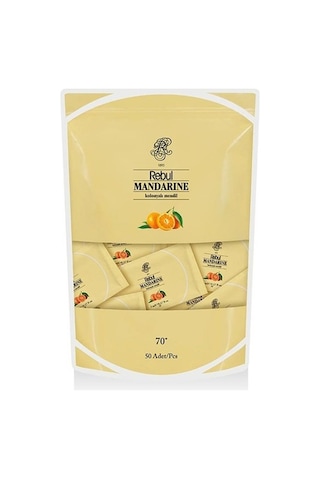 Rebul 70 Derece Mandarine Kolonyalı Mendil 50'li