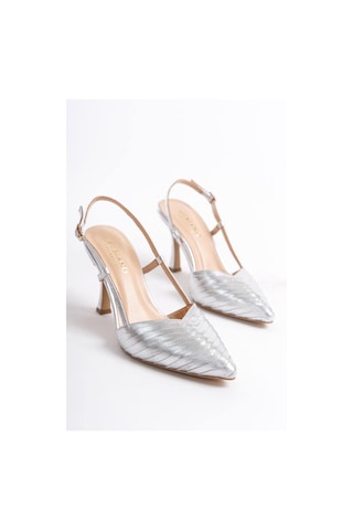 Mubiano Hakiki Deri Collection Kadın Topuklu Stiletto & Ayakkabı Lame -mcbrg5738-lm Lame