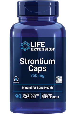 Life Extension Strontium Caps 750 Mg 90 Vegetariban Capsules Dmmedicine Usa Menşeii