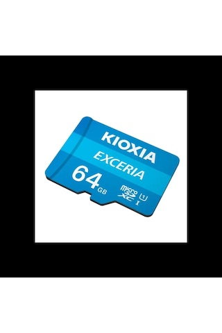 Kıoxıa 64gb Exceria, Lmex1l064gg2, Uhs-1, Cl10, 100mb/s, Microsd Kart Bellek Sd Adaptörlü