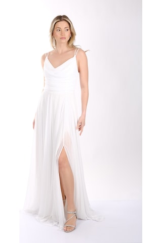 Abiye Elbise Dori 00kb5090 Beyaz