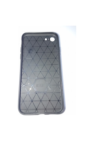 Apple Uyumlu iPhone 8 Ios Cep Telefonu Nubuk Champion Kılıf Siyah Bey...