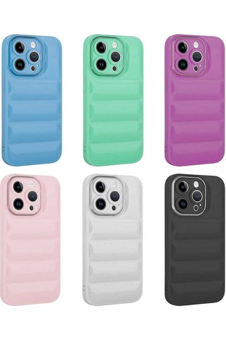 Apple Uyumlu iPhone 14 Pro Max Kamera Korumalı Parlak Airbag'li Zore Galya Kapak