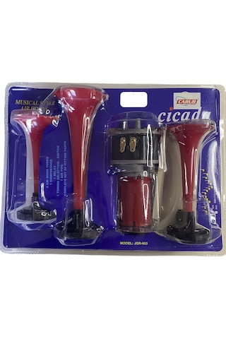 Carub 3 Borulu Havalı Korna Motorlu