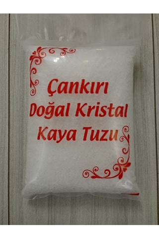 Çankırı Kristal Kaya Tuzu İri Taneli Salamura Ve Turşuluk Tuz 1 Kg