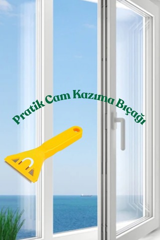 Profesyonel Cam Leke Kazıyıcı Ocak, Cam Zemin Ve Mermer Temizleme Aparatı - Yedek Bıçaklı