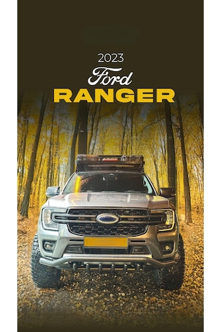 Ford Ranger 2023 Sonrası Glo Force Black Ön Koruma