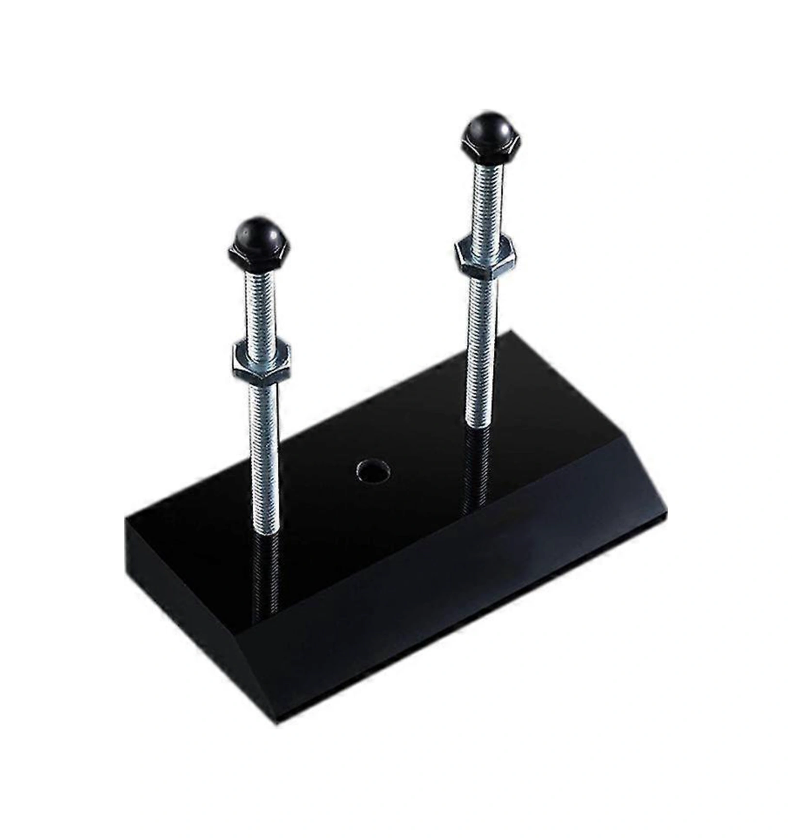 Xiyyadms Siyah Akrilik Skateboard Duvar Montajı - Lüks Gösterim Rafı 13x9x1cm, 70g Siyah