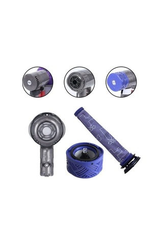 Bloomnest V6 Dc59/58/63/74 Süpürge Aksesuarları + Arka Kapak + Filtre + Ön Kısımlar