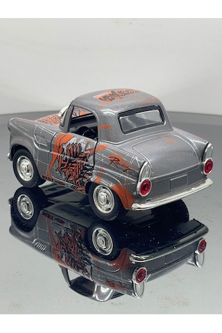 Metal 8 Cm Eski Classik Model Oyuncak Araba Açıklama Yaz - Gri