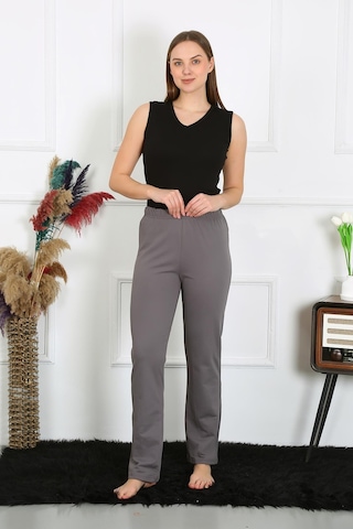 Akbeniz Kadın Pamuklu Tek Alt Pijama 27525-vizon Vizon