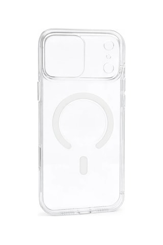 İphone 17 Pro Max İle Uyumlu Magsafe Özellikli Hybrid Animasyonlu Sararmaz Pc Kılıf Şeffaf