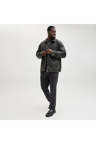 Jack & Jones Büyük Beden Slim Fit Pantalon - Marco - 12243603 Siyah
