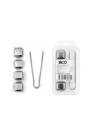 5pcs 4 Küp - Maşa Küp Şekli Metal Buzluk 5468 Diğer