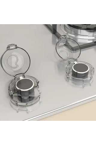 2 Adet Iz Bırakmaz Montajsız Ocak Ve Fırın Gaz Düğmesi Kapatıcı Çok Renkli