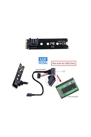 M.2 Nvme - Sff-8643 Adaptörü, Ssd Bağlantısı İçin U2 Sff-8639'u Çevirici
