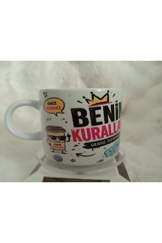 Özel Tasarım Motto Fincan6 Beyaz