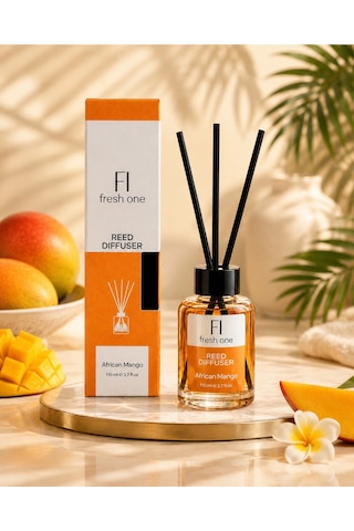 African Mango Çubuklu Oda Kokusu 110 Ml Tropikal Mango Esintili Kalıcı Ferah Ortam Kokusu