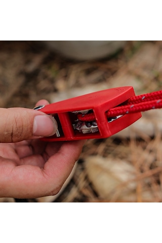 Geeroyoo Alüminyum Nylon Tente Sabitleyici, Hızlı Rope Uzunluğu Ayarlayıcı, Dış Mekan Kayar Teker, 4mm Yeşil S Boy Yeşil