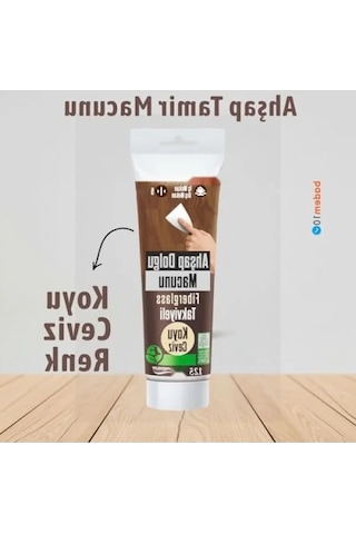 Koyu Ceviz Ahşap Parke Tamir Macunu, 125 Ml Kullanıma Hazır 1