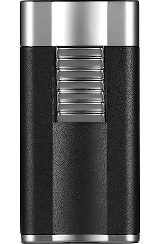 Gunmetal-gümüş Perde Alev Metal Puro Çakmağı - Tr7160