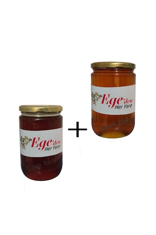 Egeden Her Yere Marmaris Çiçek ve Çam Balı + 2 Adet Bal Kaşığı