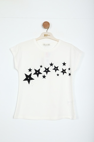 Xo Kids Kız Çocuk Tişort 10-14 Yaş 35950 Beyaz
