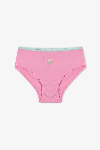 Penti Pembe Kız Çocuk Popflower Pamuklu 5'li Slip Külot