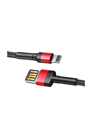 Baseus Calklf-g91 Cafule 2.4 A Lightning 1 Metre Şarj Kablosu Siyah