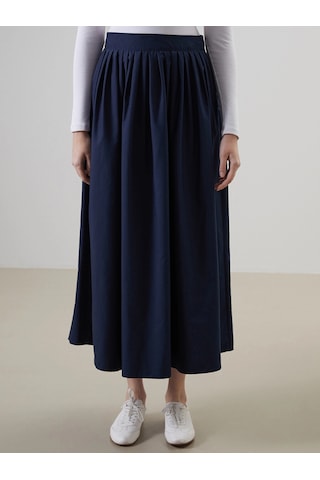 Lc Waikiki Lcw Modest Lacivert Loose Fit Kadın Kloş Etek