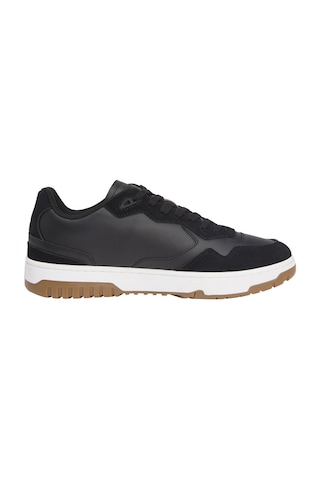 Tommy Hilfiger Th Basket Better Mıx Lth Siyah Erkek Sneaker 000000000102246226 Siyah