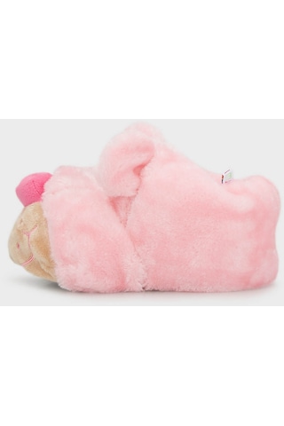 Twigy Fibert Çocuk Hayvanlı Panduf Pembe 30/35 CC0666 Pembe